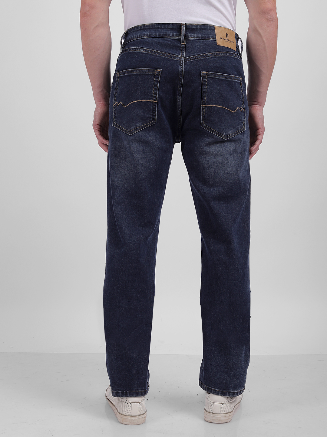 Numero Uno Men Faded Blue Jeans